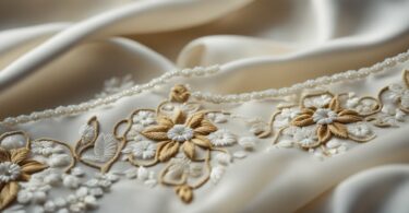 style de broderie romantique